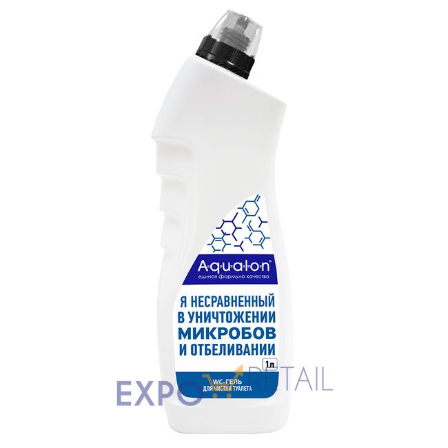 AQUALON WC-гель для чистки туалета, 1 л, Ультра Белый