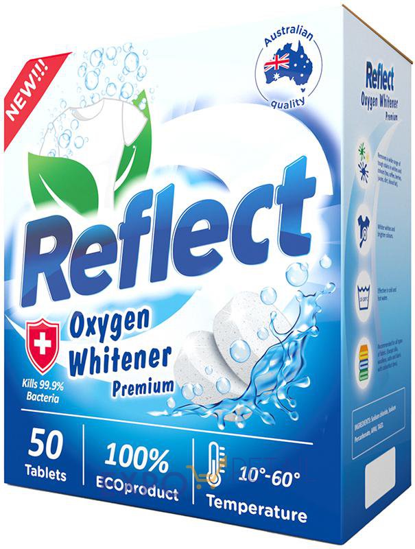 ЭКОЛОГИЧНЫЙ КИСЛОРОДНЫЙ ОТБЕЛИВАТЕЛЬ "Reflect Oxygen Whitener" 50 шт.