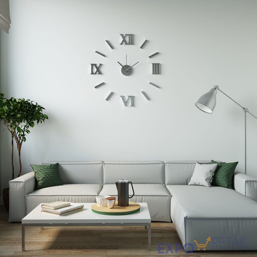 Настенные самоклеющиеся часы Kleber Clock