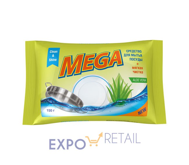 Средство для мытья посуды «MEGA» ALOE VERA