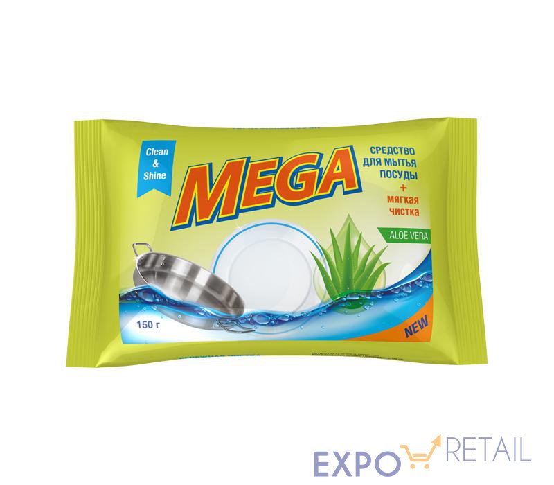 Средство для мытья посуды «MEGA» ALOE VERA